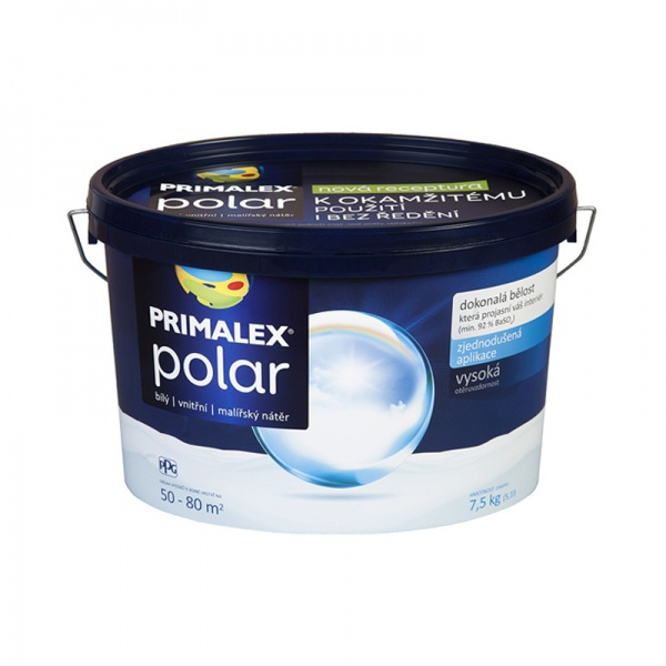 Фарба вапняна PRIMALEX Polar мат білий 7,5 кг